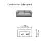 Canapés - Module angle | GROW | H 68 cm - P 95 cm - L 95 cm - Blomus