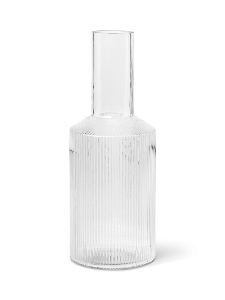 Carafes - Carafe en verre | Ripple | 1L- Ferm Living