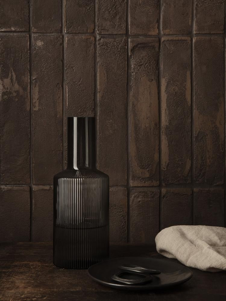 Carafes - Carafe en verre | Ripple | 1L- Ferm Living