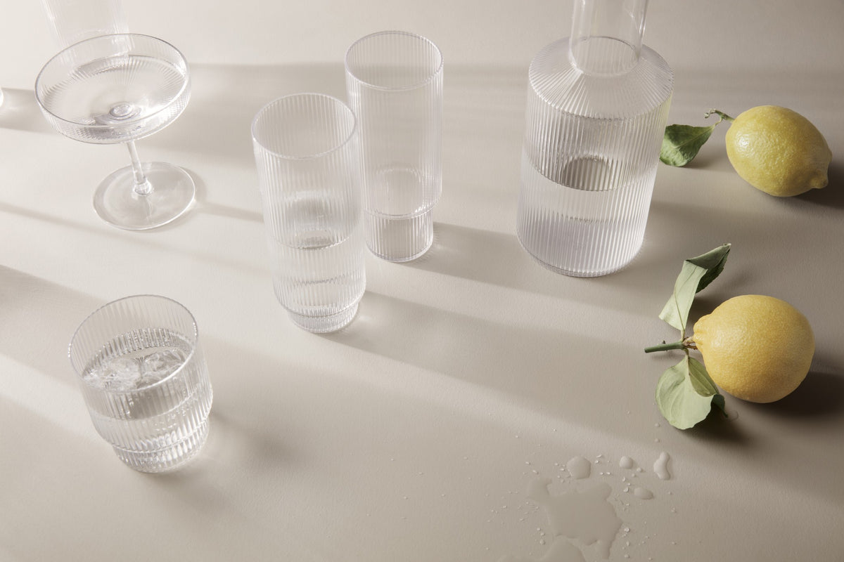 Carafes - Carafe en verre | Ripple | 1L- Ferm Living