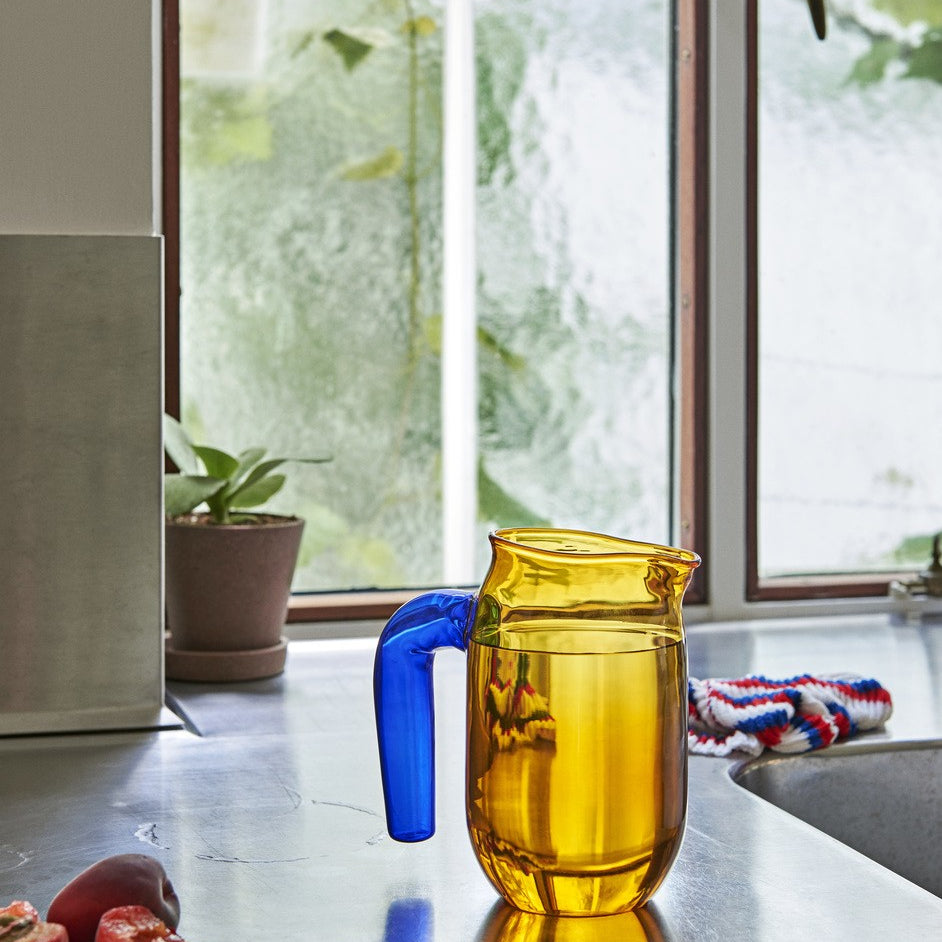 Carafes - Carafe Jug S Amber - Hay