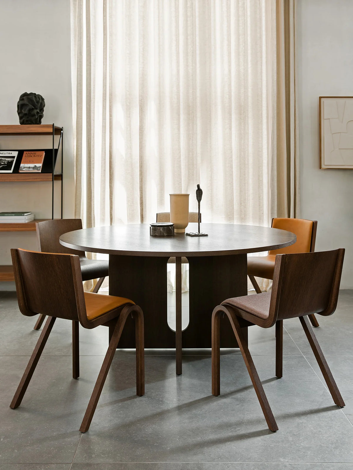 Chaise | Ready Dinning | Base Chêne Teinté Rouge