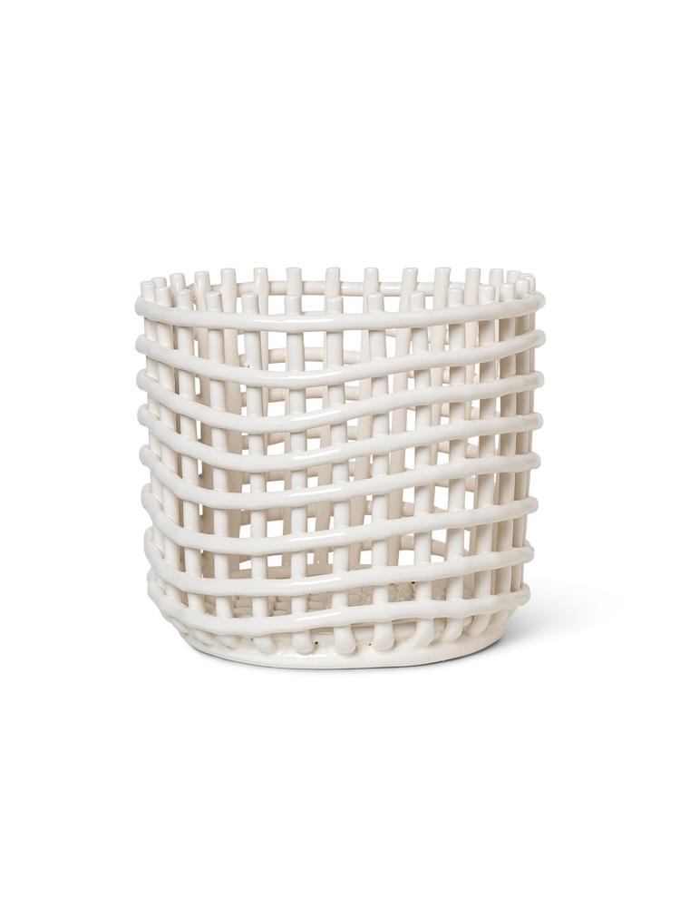 Corbeilles et centres de table - Panier | Ceramic | Large - Ferm Living