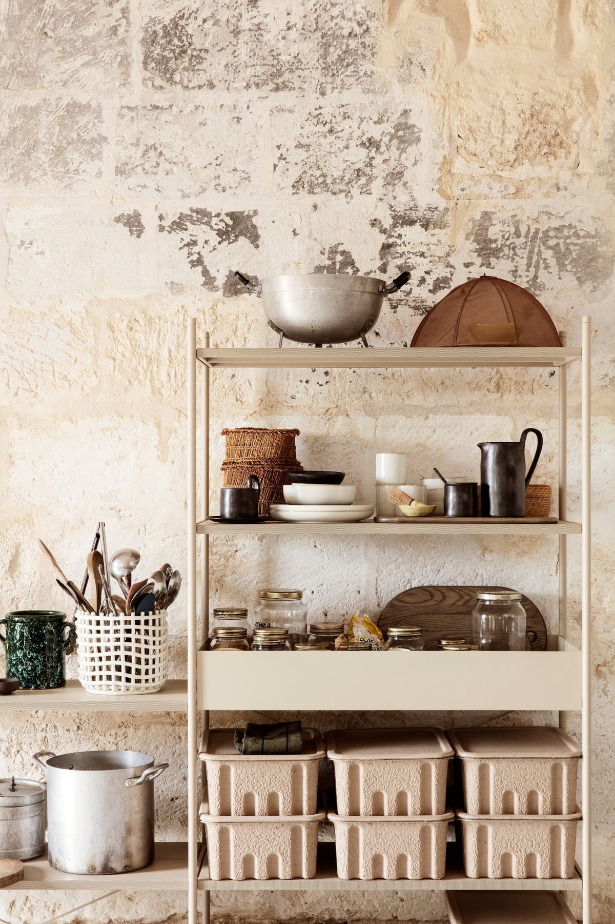Corbeilles et centres de table - Panier | Ceramic | Large - Ferm Living