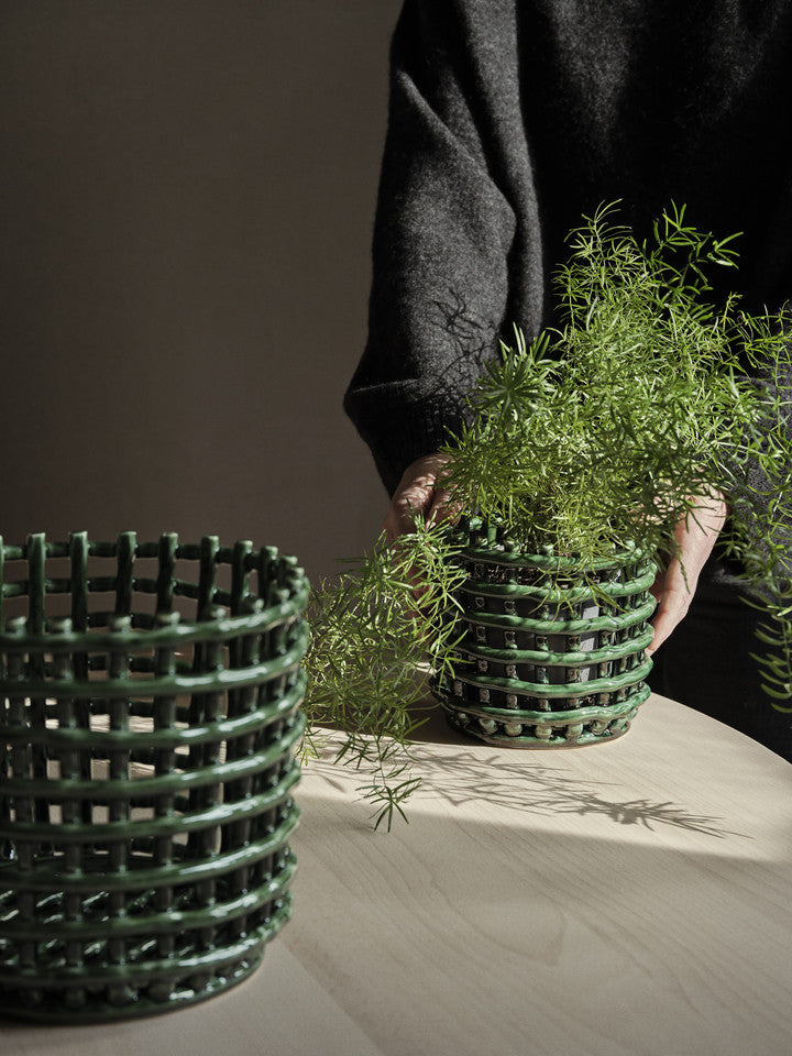 Corbeilles et centres de table - Panier | Ceramic | Large - Ferm Living