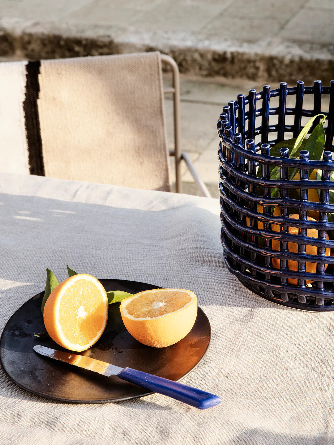 Corbeilles et centres de table - Panier | Ceramic | Large - Ferm Living