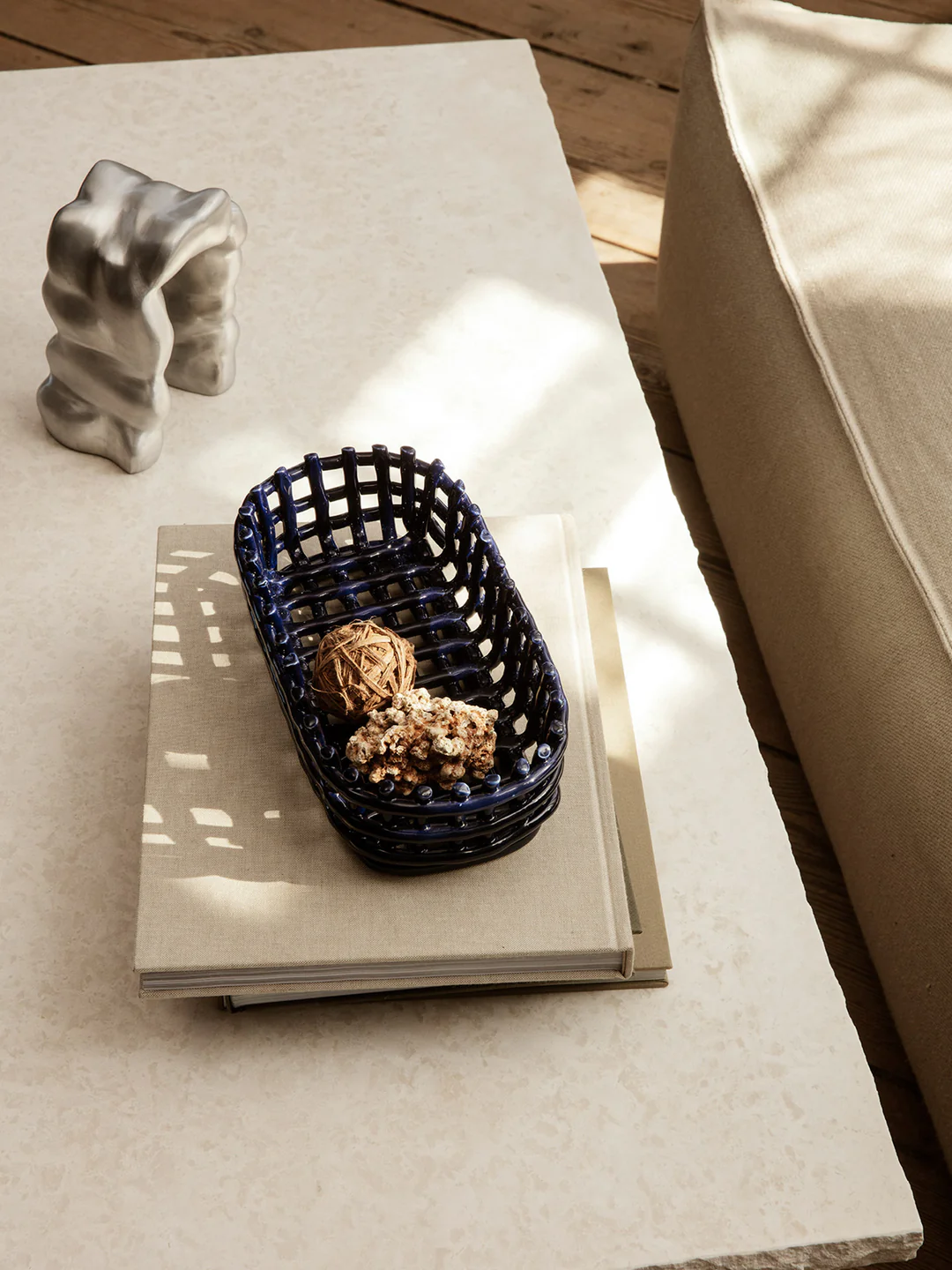 Corbeilles et centres de table - Panier | Ceramic | Ovale - Ferm Living