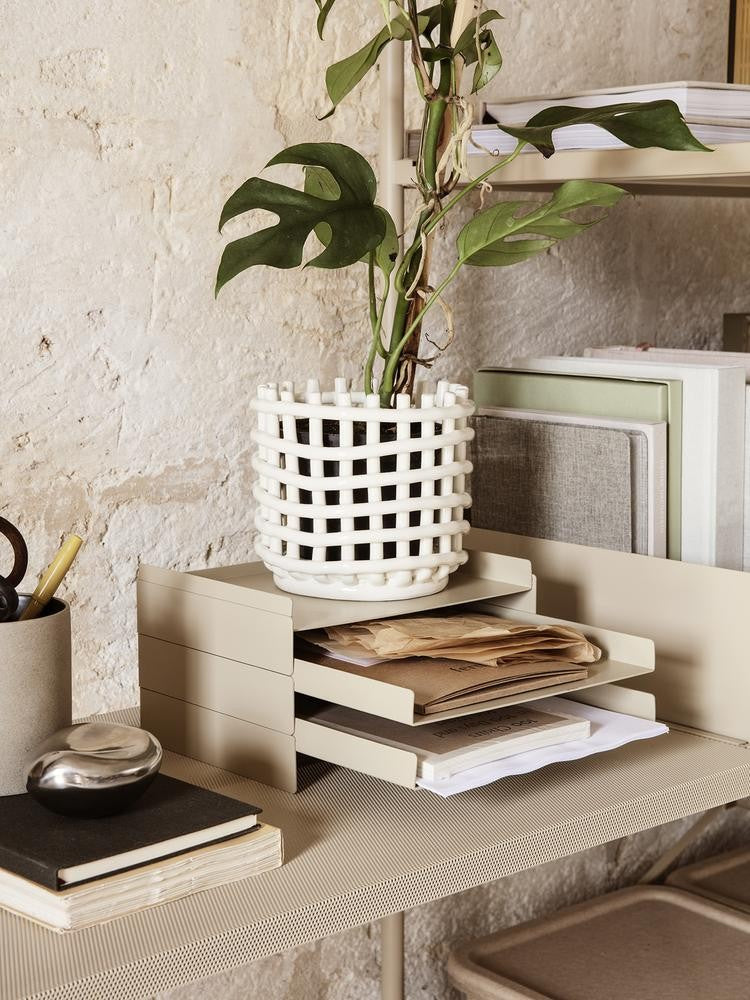 Corbeilles et centres de table - Panier | Ceramic | Small - Ferm Living