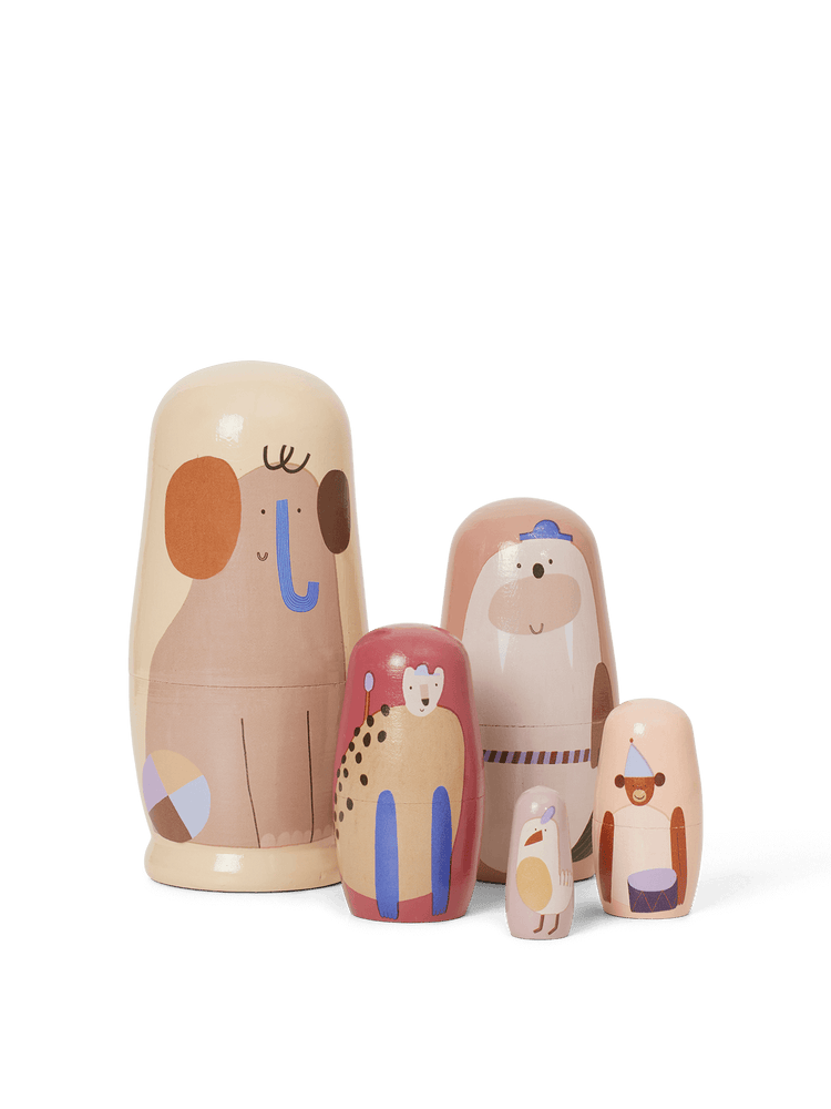 Déco - Poupées russes | Critter Nesting Dolls - Ferm Living