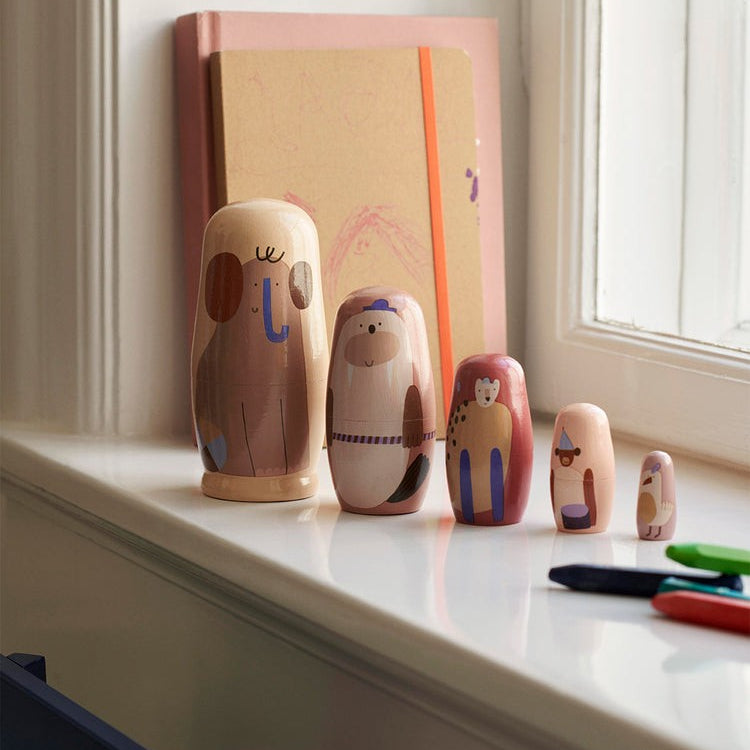 Déco - Poupées russes | Critter Nesting Dolls - Ferm Living