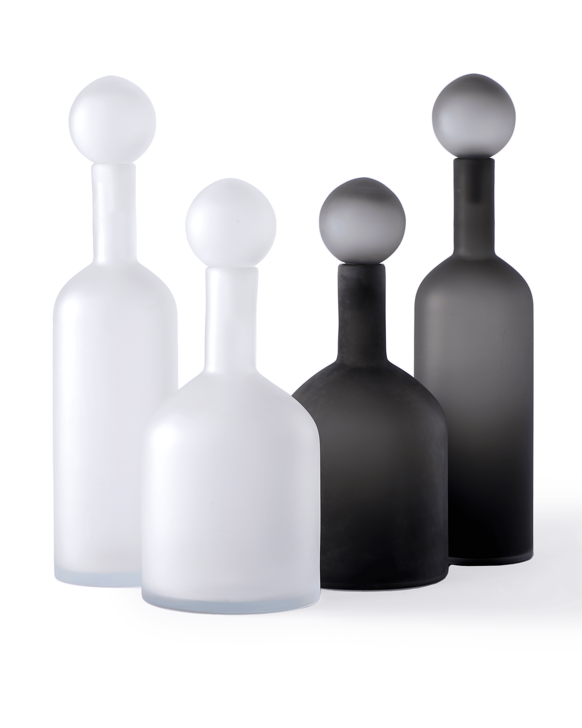 Décoration - Carafe | Bubbles & Bottles | Black & White - Pols Potten