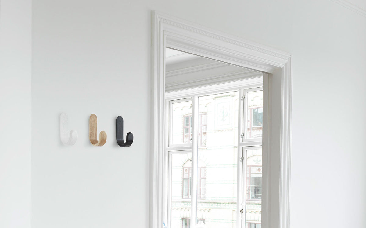 Décoration - Crochets muraux | Mini Curve | Set de 2 - Normann Copenhagen