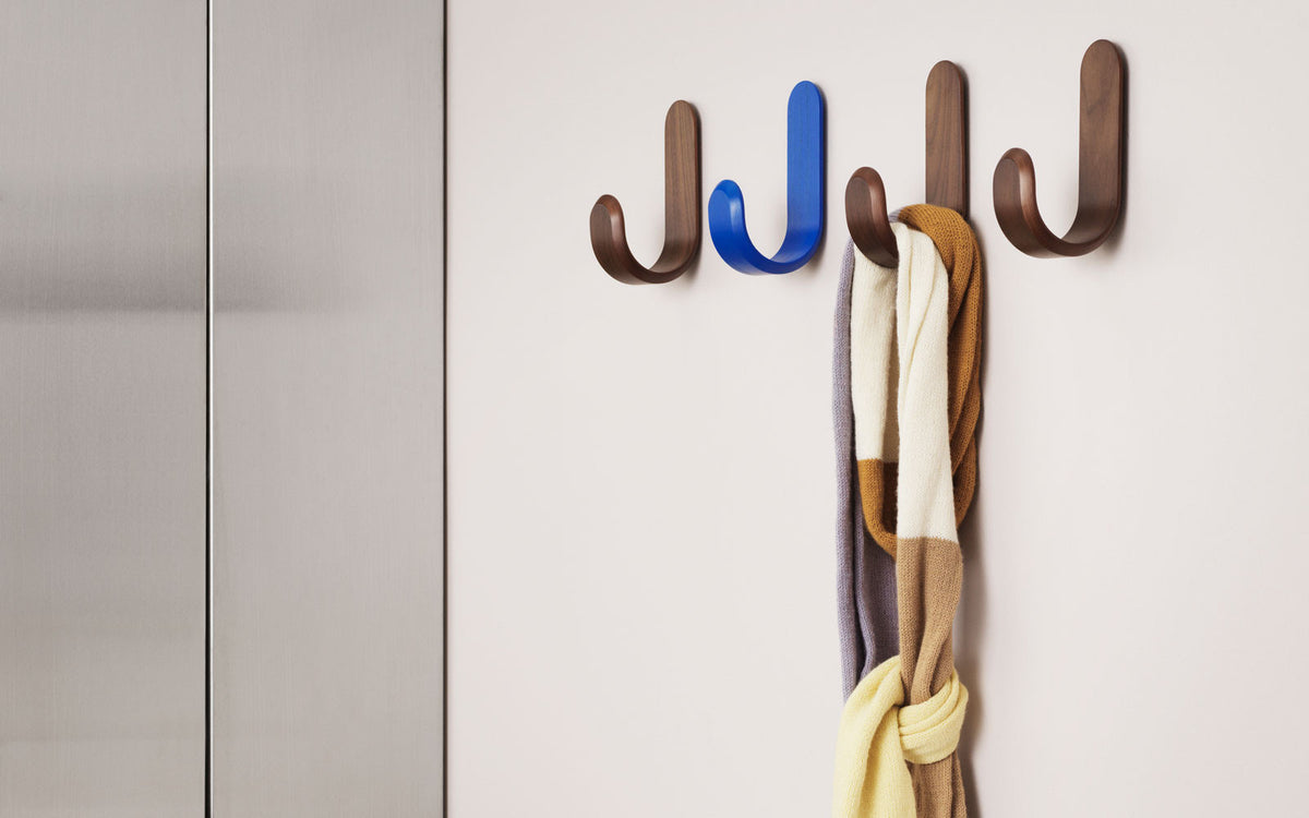 Décoration - Crochets muraux | Mini Curve | Set de 2 - Normann Copenhagen