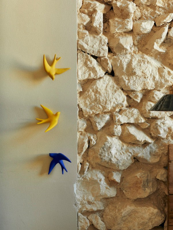 Décoration murale - Hirondelle en céramique | Volage - Monochromic