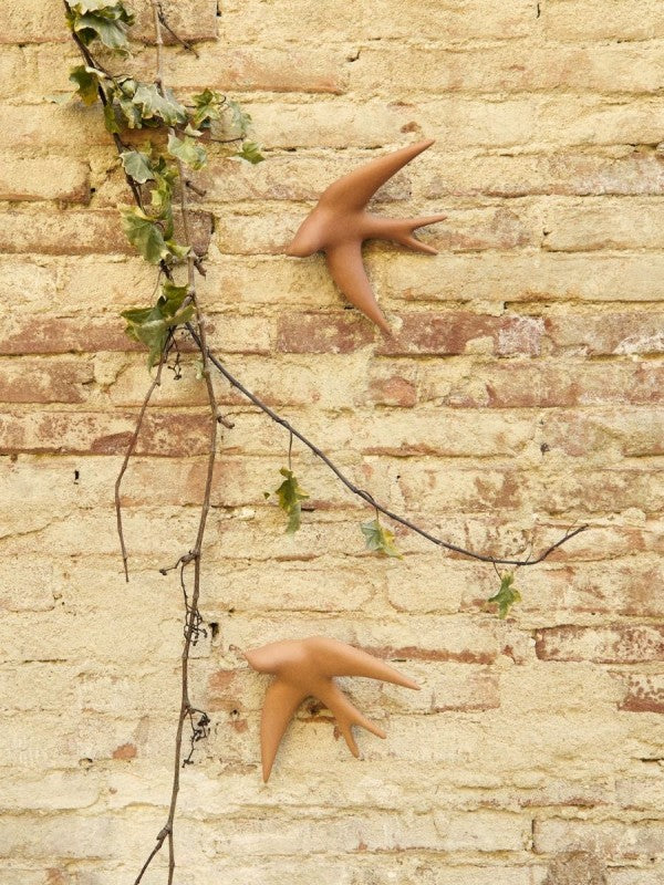 Décoration murale - Hirondelle en céramique | Volage - Monochromic