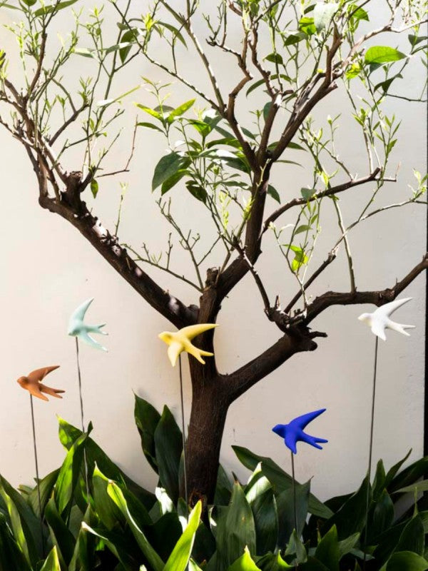 Décoration murale - Hirondelle en céramique | Volage - Monochromic