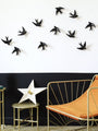 Décoration murale - Hirondelle en céramique | Volage - Monochromic