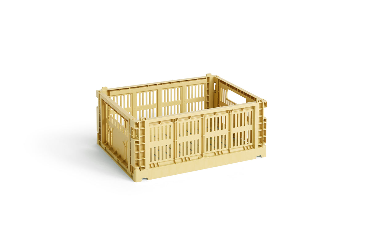 Décoration - Panier Colour Crate M | Gold yellow - Hay