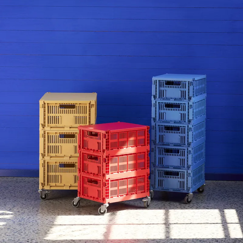 Décoration - Panier Colour Crate M | Gold yellow - Hay