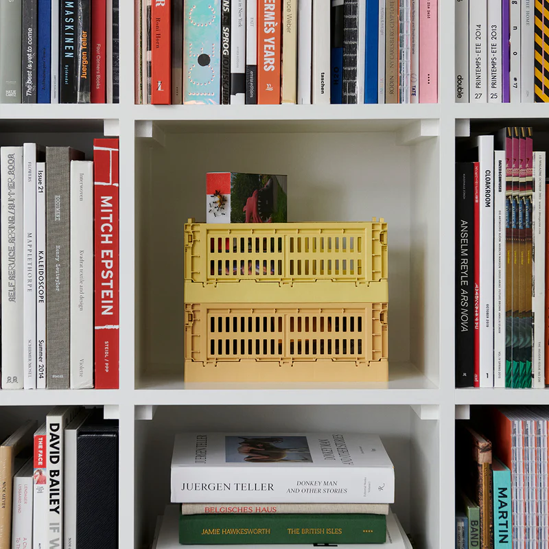 Décoration - Panier Colour Crate S | Golden yellow - Hay