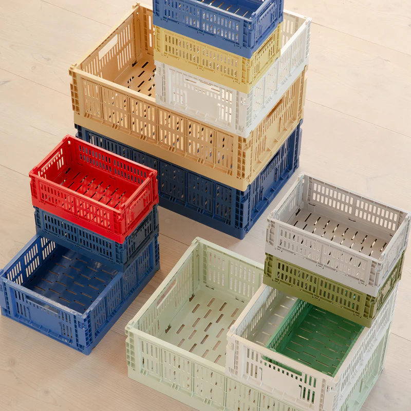 Décoration - Panier Colour Crate S | Golden yellow - Hay