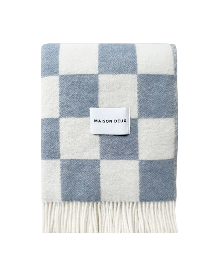 Décoration - Plaid | Checkerboard Marron - Maison Deux