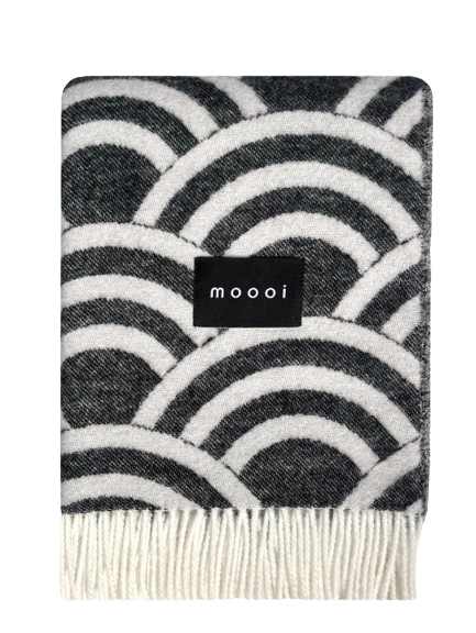 Décoration - Plaid | Lucky O's Noir - Maison Deux