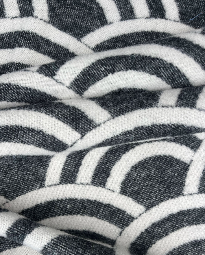 Décoration - Plaid | Lucky O's Noir - Maison Deux