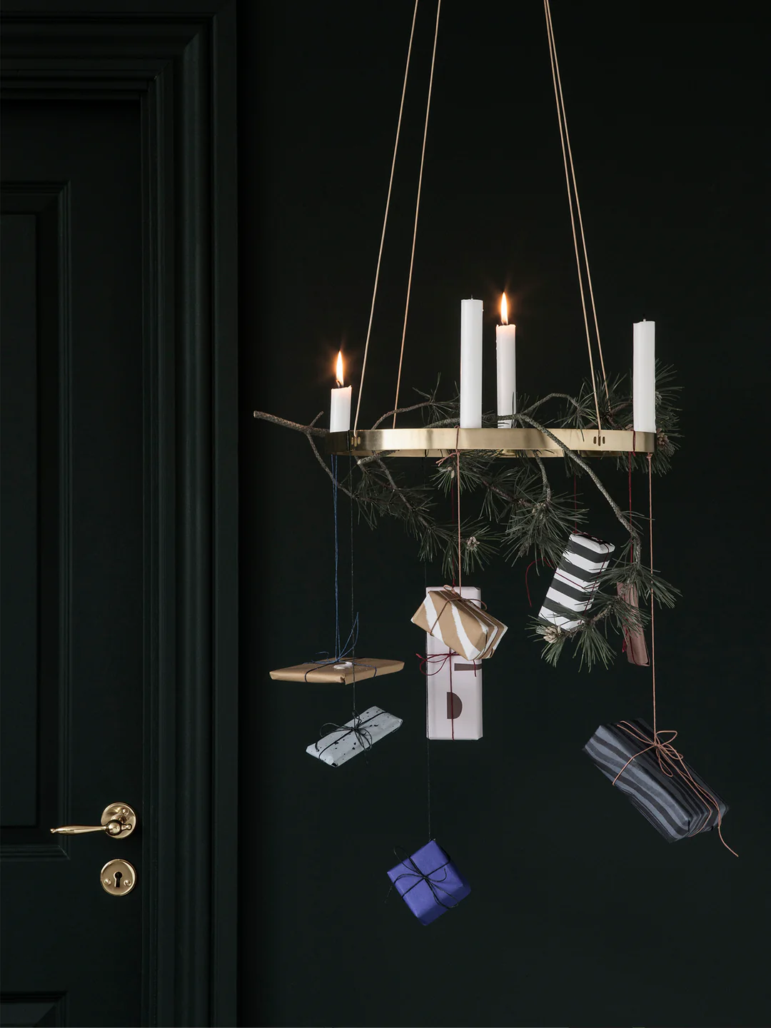 Décoration - Porte-bougie circulaire - Large - Ferm Living