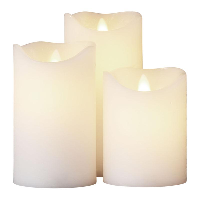 Décoration - Set de 3 bougies LED | Sara exclusive - Sirius