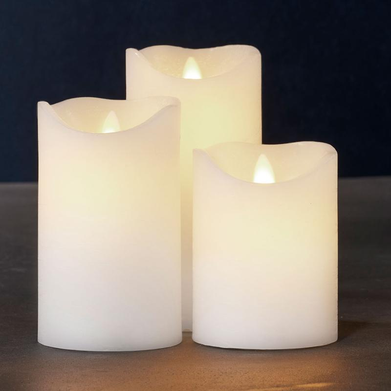 Décoration - Set de 3 bougies LED | Sara exclusive - Sirius
