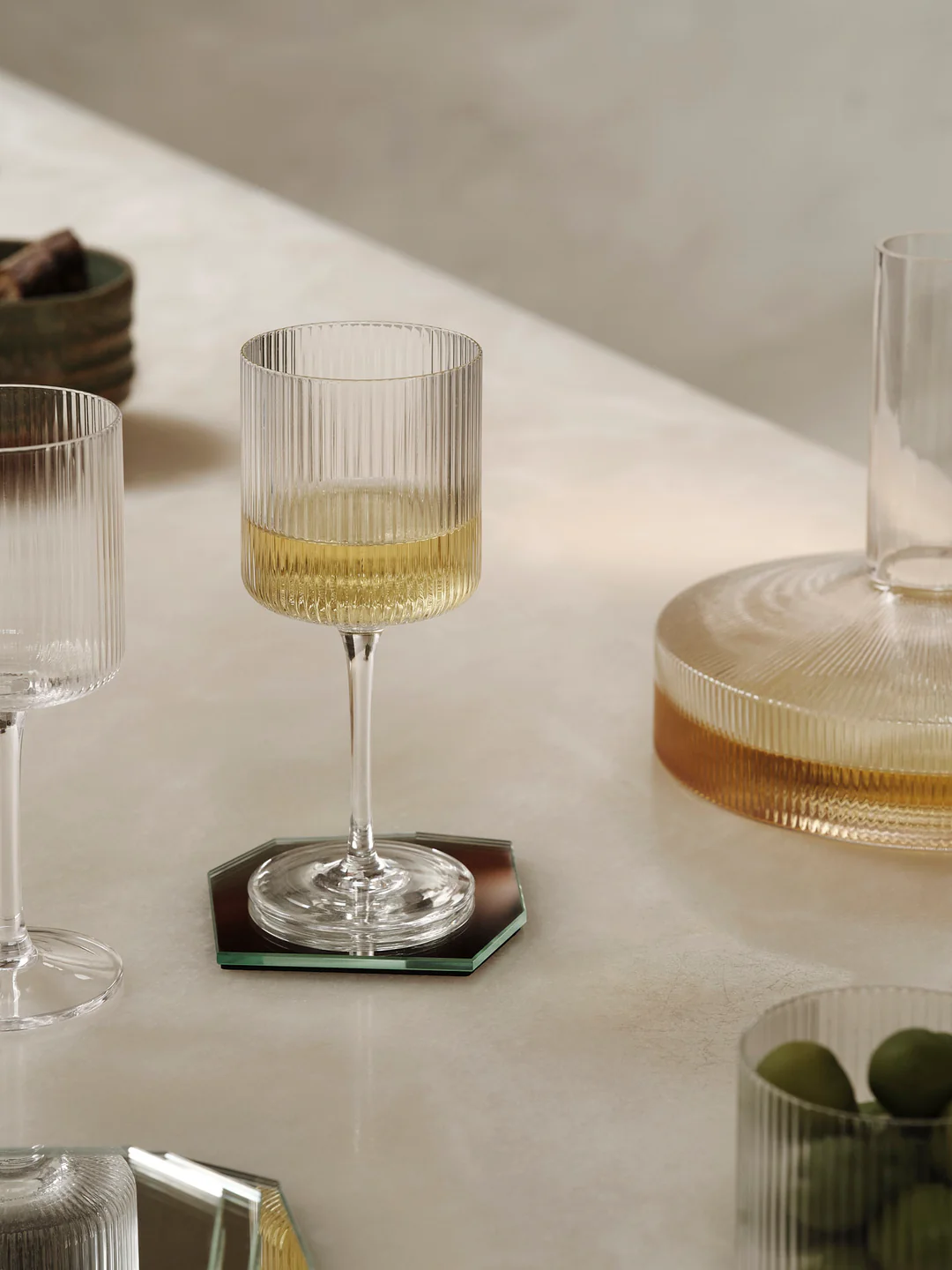 Décoration - Set de 4 sous de verres | Shard - Ferm living