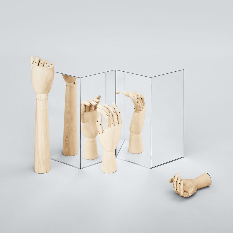 Décoration - Wooden Hand | Large - Hay