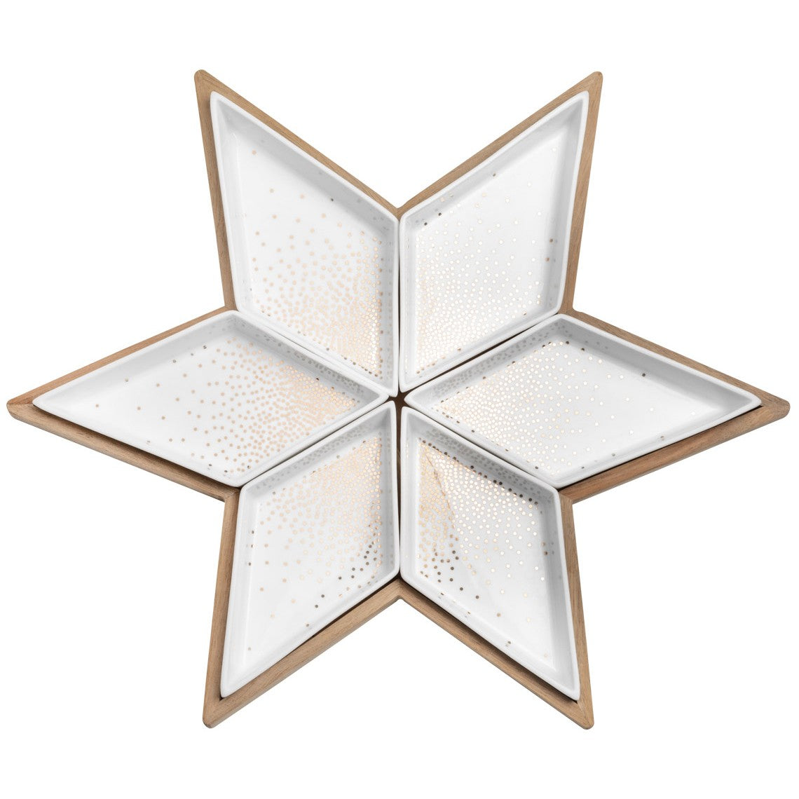 Décorations de Noël - Assiette de présentation | Star Plate - Räder