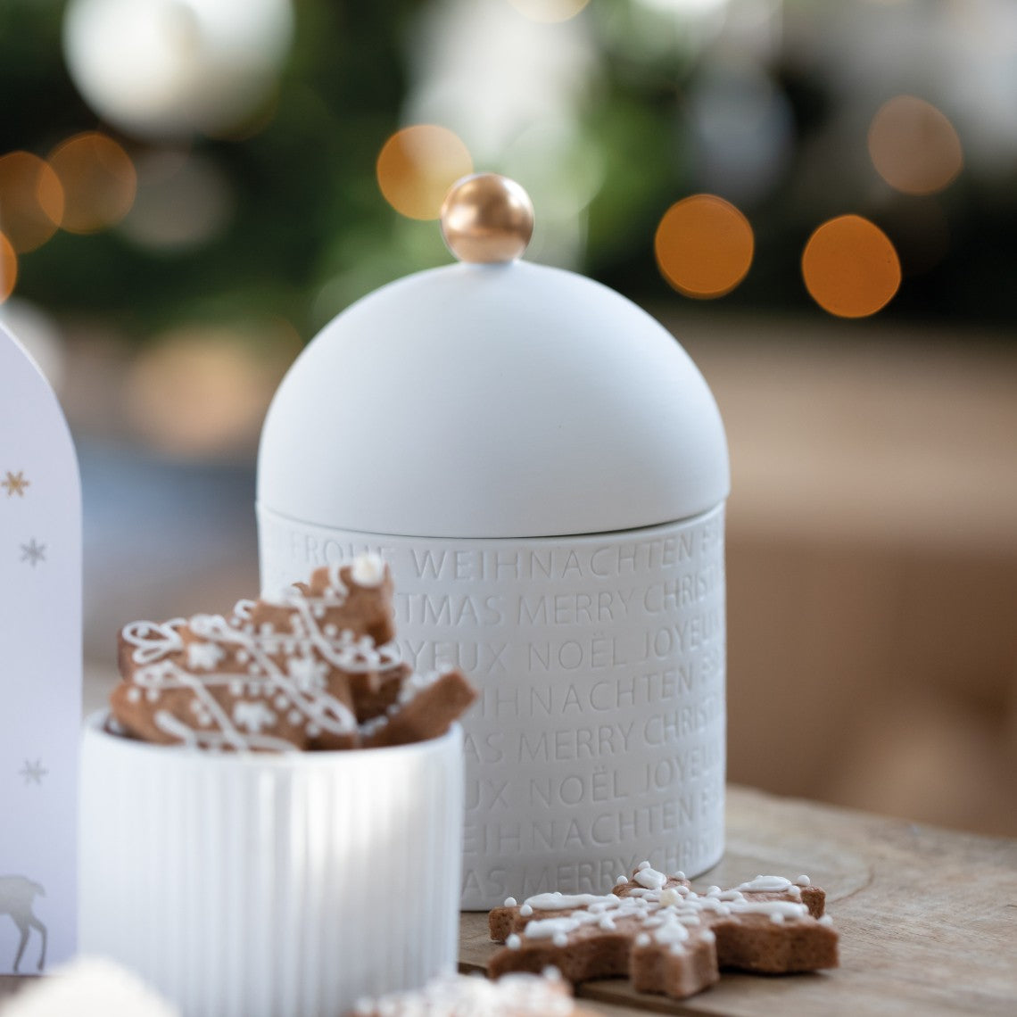 Décorations de Noël - Boîte en porcelaine | Joyeux Noël - Räder