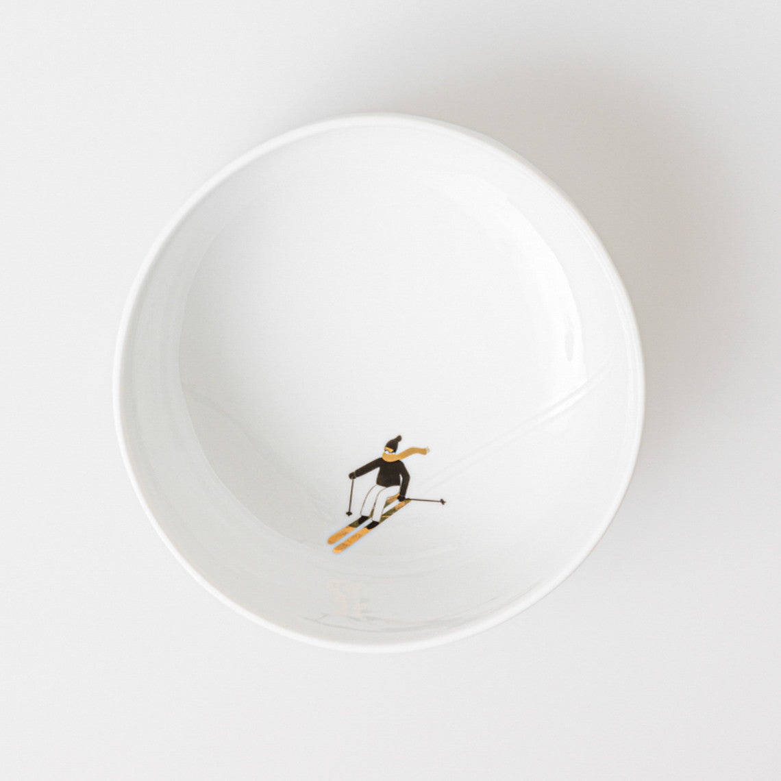 Décorations de Noël - Bol en porcelaine | Skifahren - Räder