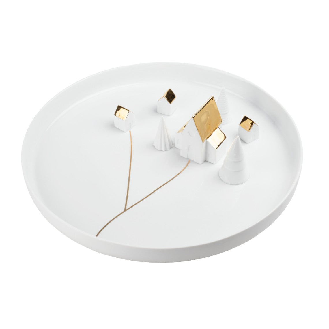 Décorations de Noël - Bol en porcelaine | Village - Räder