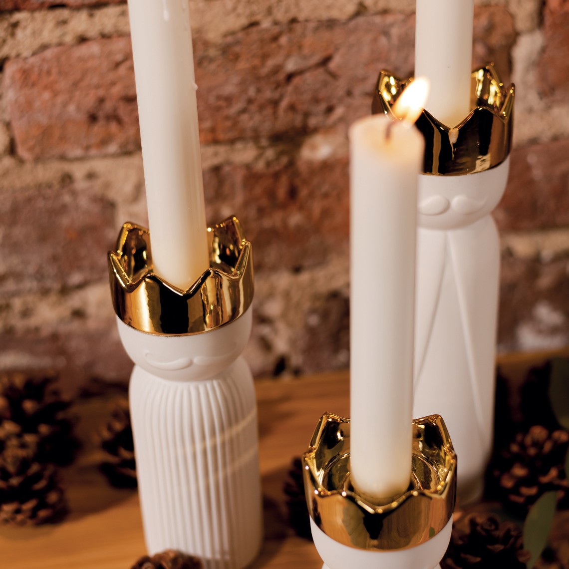Décorations de Noël - Bougeoir | Rois mages | Melchior - Räder