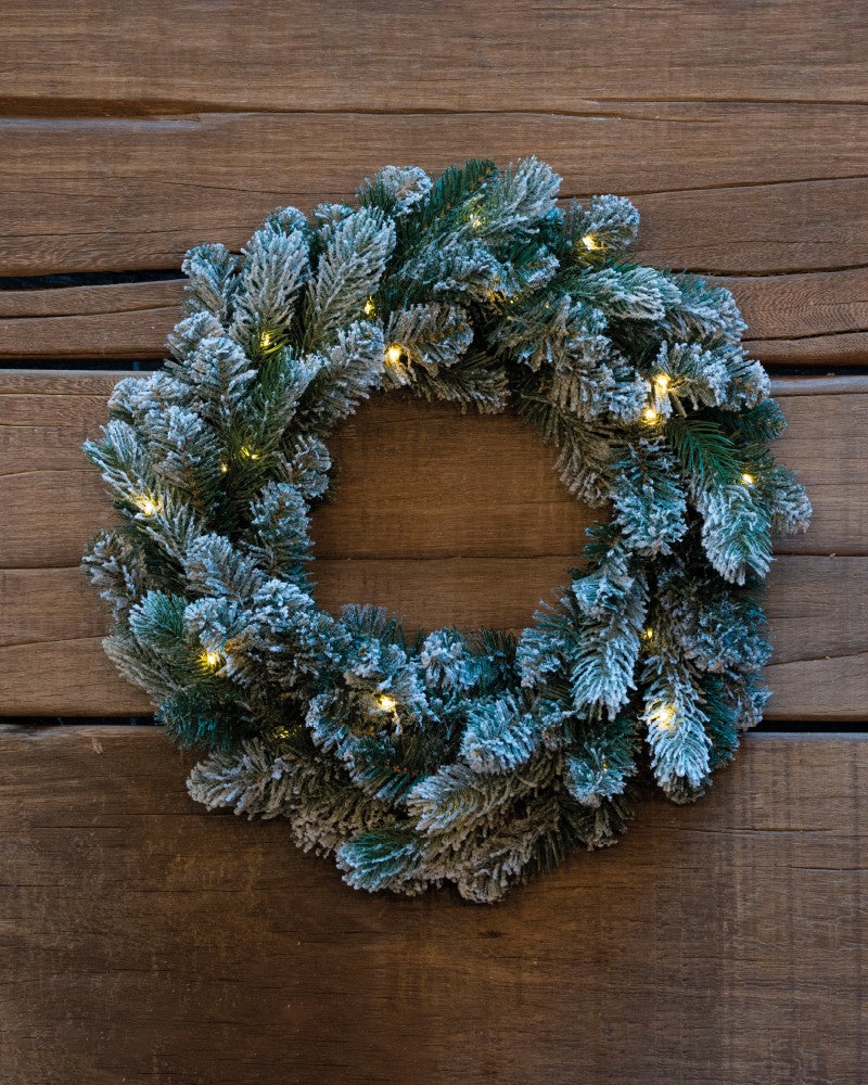 Décorations de Noël - Couronne de Noël lumineuse LED | Anton - Sirius