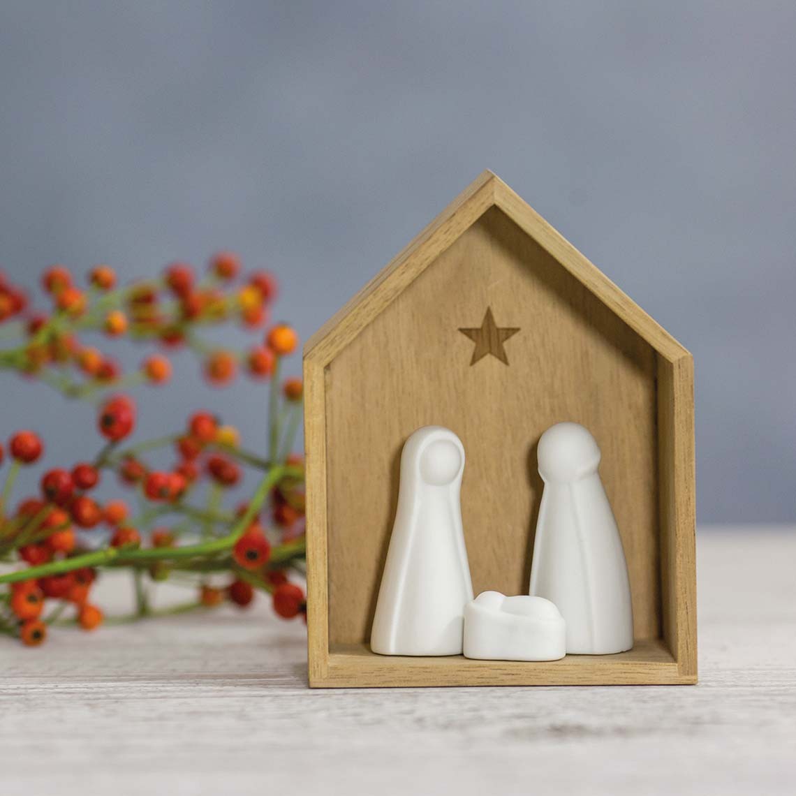 Décorations de Noël - Crèche de Noël | Little Nativity Set - Räder