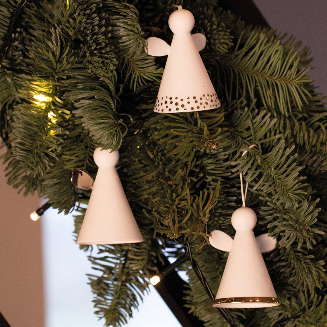 Décorations de Noël - Décoration de Noël | Ange | Golden Stripes - Räder