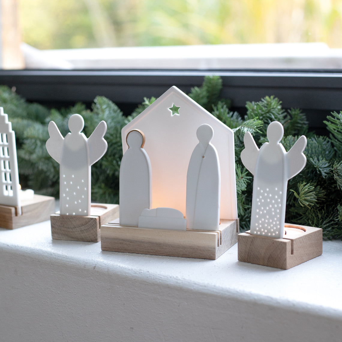 Décorations de Noël - Décoration de Noël | Crèche lumineuse - Räder
