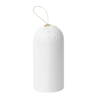 Décorations de Noël - Grande lampe LED en porcelaine | Sternchen - Räder