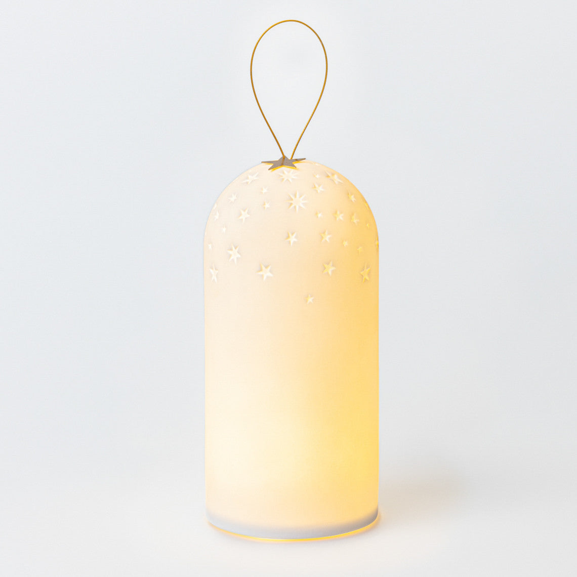 Décorations de Noël - Grande lampe LED en porcelaine | Sternchen - Räder