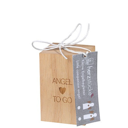 Décorations de Noël - Petit ange en porcelaine avec sa boîte en bois - Räder