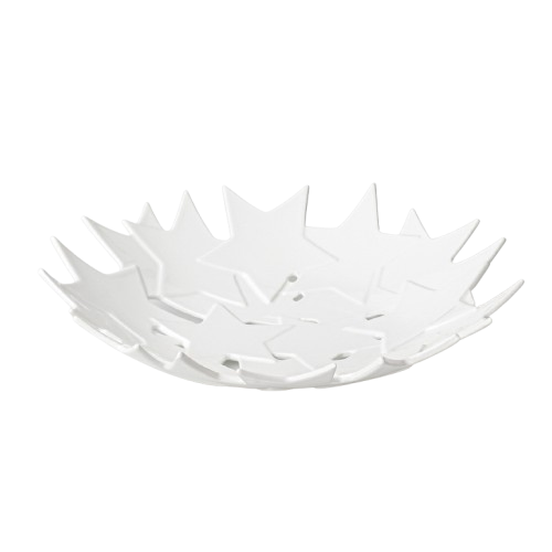 Décorations de Noël - Grande coupe à fruit en porcelaine Ø 30 cm | Étoiles - Räder