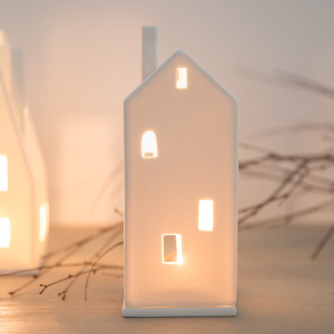 Décorations de Noël - Photophore maison lumineuse | Big Door - Räder