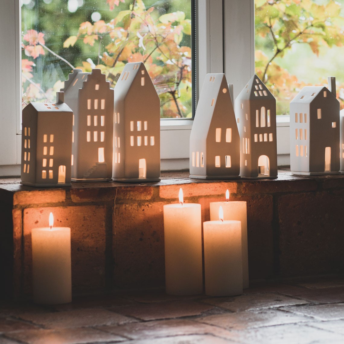 Décorations de Noël - Photophore maison lumineuse | Big Door - Räder