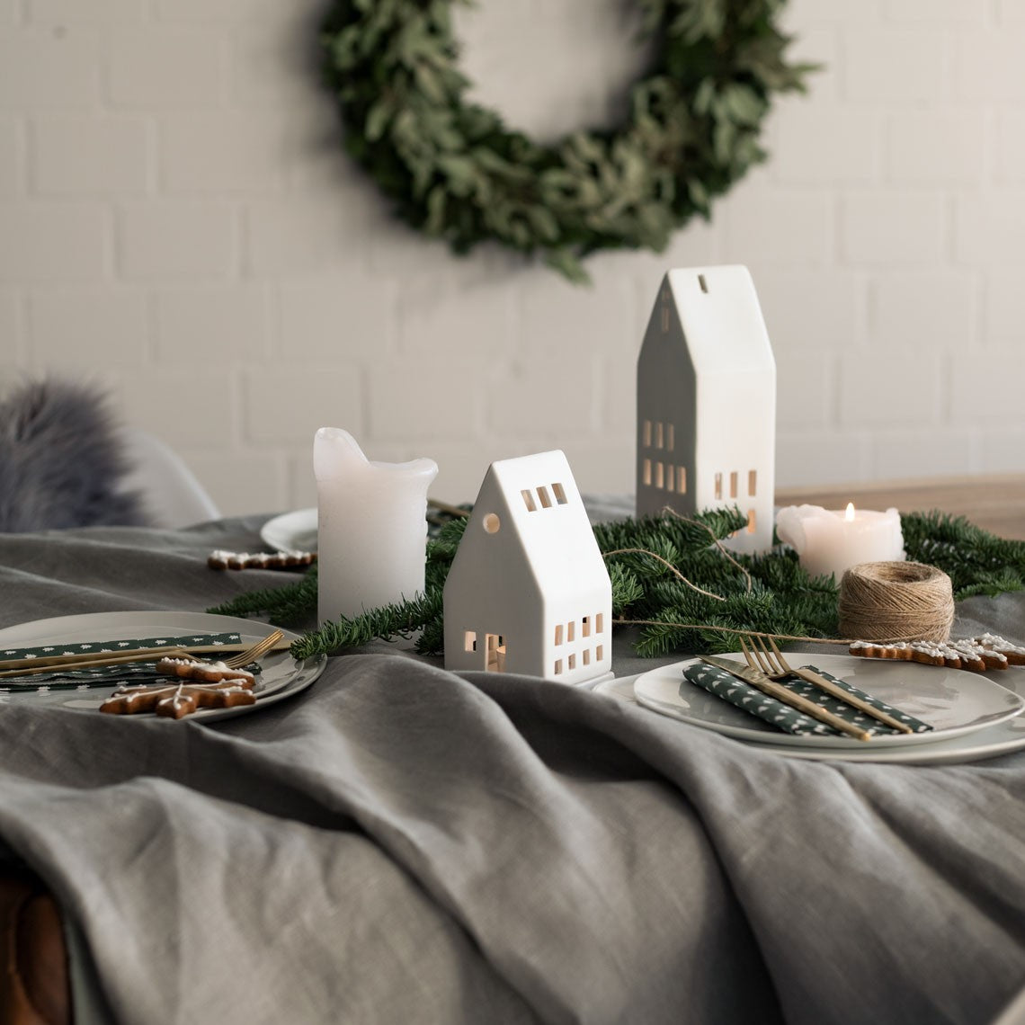 Décorations de Noël - Photophore maison lumineuse | Big Window - Räder