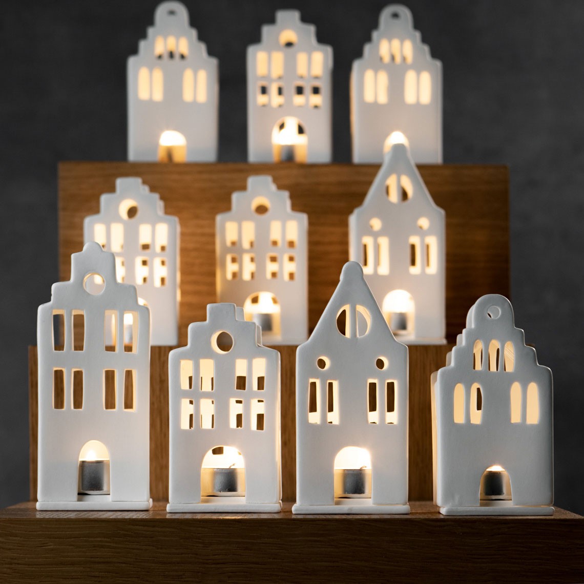 Décorations de Noël - Photophore maison lumineuse | Canal House - Räder